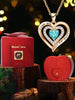 Eternal Flower Jewelry Box | Love You For Always | Necklace With Real Rose Gift Box