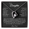 "Always My Little Girl" Forever Love Necklace in Luxury LED Box