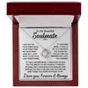 Beautiful Soulmate Necklace Gift Set "My Last Everything" - Best Gifts To Give Your Wife