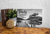 Personalized Canvas Wall Art - River Pier A Little Whole Lot of Love Multi - Names Premium Canvas