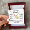 To My Daughter | Always Shine | Sun Necklace Gifts