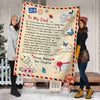 To My Dad | Thank You | Fleece Blanket