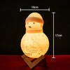 Custom Photo Engraved Night Light Snowman – A Personalized Glow for the Holidays