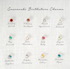 Personalized Hammered Halo Necklace with Birthstone  โ Add Your Birthstone for a Personal Touch