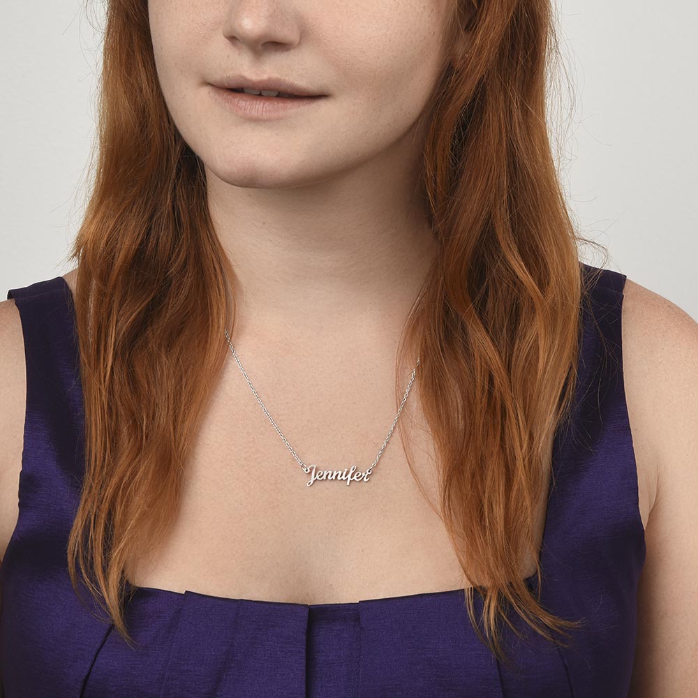 Personalized Name Necklace, Heart-warming Gift, Anniversary Or Birthday Gift Idea