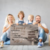 Personalized Family Name Wall Art, Whole Lotta Love, Gift For Parents (1.25")