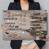 Personalized Family Name Wall Art, Whole Lotta Love, Gift For Parents (1.25")
