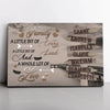 Personalized Family Name Wall Art, Whole Lotta Love, Gift For Parents (1.25")
