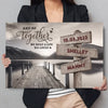 Personalized Canvas Wall Art "And So Together We Built A Life We Loved" Anniversary Gift For Couples, Husband, Wife, Lover, Boyfriend, Girlfriend (1.25")