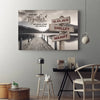 Personalized Canvas Wall Art "And So Together We Built A Life We Loved" Anniversary Gift For Couples, Husband, Wife, Lover, Boyfriend, Girlfriend (1.25")