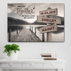 Personalized Canvas Wall Art "And So Together We Built A Life We Loved" Anniversary Gift For Couples, Husband, Wife, Lover, Boyfriend, Girlfriend (1.25")