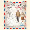 Personalized Blanket - Wrap Yourself Up In This Blanket - Birthday Anniversary Gift For Wife, Husband - Old Couple