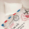 Personalized Blanket - Wrap Yourself Up In This Blanket - Birthday Anniversary Gift For Wife, Husband - Old Couple