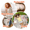 Personalized Blanket - Wrap Yourself Up In This Blanket - Birthday Anniversary Gift For Wife, Husband - Old Couple