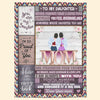 Personalized Blanket - Always Be My Baby Girl - Christmas Birthday Gift For Daughters, Gift From Mom