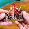 Personalized Photo Mica Ornament - Christmas Gift For Family Member, Friends - Customized Your Photo Hunting Ornament