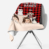 You & Me And The Dogs The Cats, Personalized Blanket, Christmas Gift Ideas For Couple, Dog & Cat Lovers