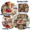 My Reading Blanket I Am A Bookaholic, Personalized Blanket, Anniversary Gift For Daughter Or Book Lovers