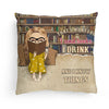 Reading Chibi Girl Just A Girl Who Loves Books, Personalized Custom Pillow, Gift For Daughter Or Book Lovers