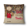 Reading Chibi Girl Just A Girl Who Loves Books, Personalized Custom Pillow, Gift For Daughter Or Book Lovers