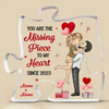 You Are The Missing Piece To My Heart - Personalized Custom Puzzle Shaped Acrylic Plaque - Gift For Husband Wife, Anniversary