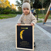 Custom for Mom Art Frame/ Real Moon Phase - For Memory Gift