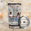 Personalized Tumbler Cup - The Day I Met You - Gift For Couples, Husband, Wife, Lover