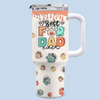 Best Dog Mom Ever - Dog & Cat Personalized Custom 3D Inflated Effect Printed 40 Oz Stainless Steel Tumbler With Handle - Gift For Pet Owners, Pet Lovers