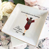 A Sweet Ending To A New Beginning - Personalized Jewelry Dish - Graduation Gifts