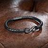 To My Man - Infinity Personalized Bracelet - Anniversary Gift For Husband