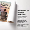 Eternal Sunset Personalized Beach Landscape Couple Poster, Anniversary Gift For Couple, For Him, For Her