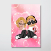 Y2K Couple Personalized Poster - Romantic Gift For Him, For Her