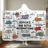 Mockup Wearable Hooded Blanket