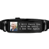 Custom Photo I'll Carry You - Memorial Gift For Family, Siblings, Friends, Dog Lovers, Cat Lovers - Personalized Engraved Bracelet