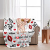 I Love You The Most - Personalized Couple Blanket