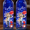 Mockup Bottle Lamp Blue