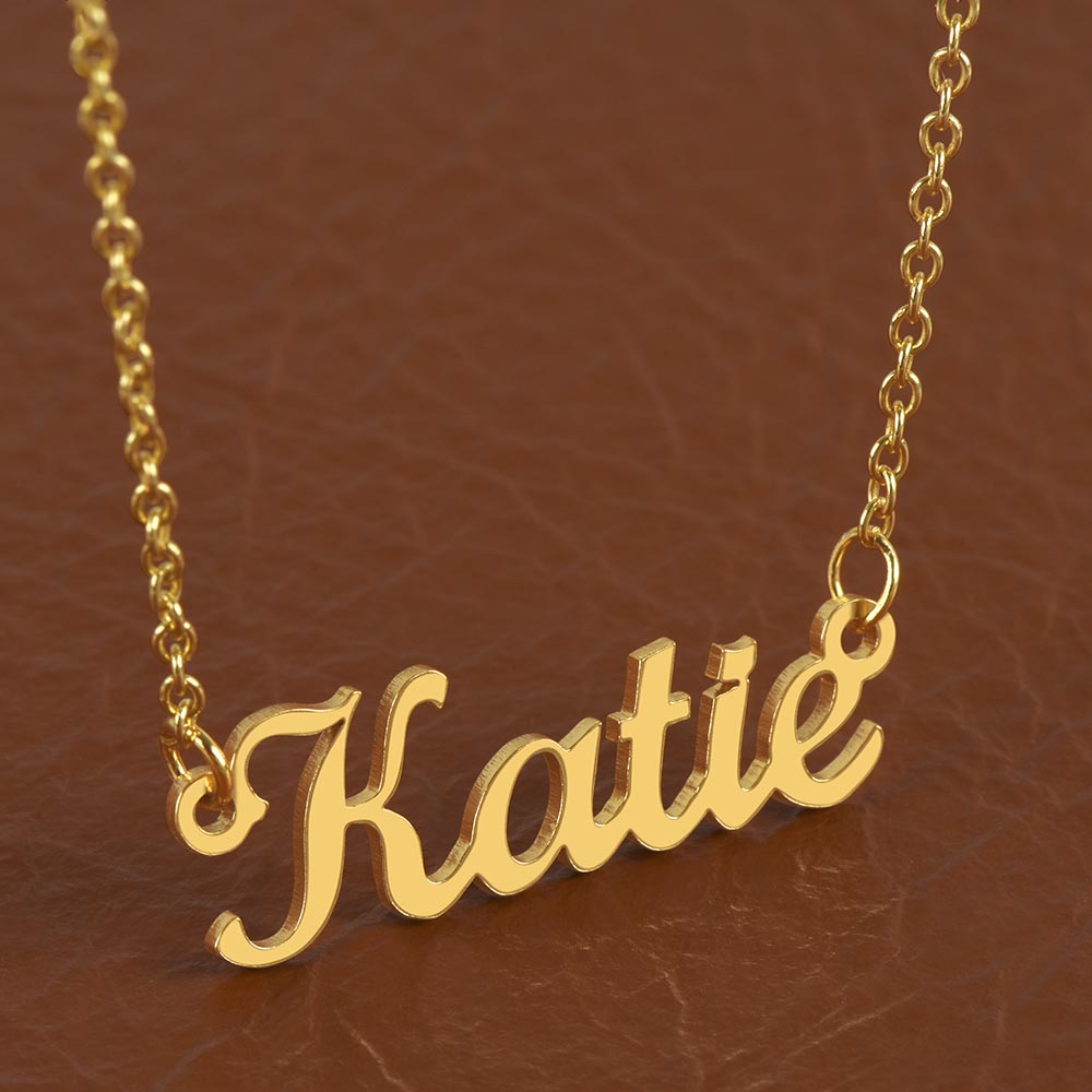 Personalized Name Necklace, Heart-warming Gift, Anniversary Or Birthday Gift Idea