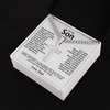 To My Son - Love Dad - Artisan Cross on Cuban Link Chain - Gift Set