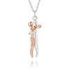 Hugging Couple Necklace - Romantic Gift For Wife