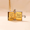 My Daughter Book Necklace - I'm Always With You
