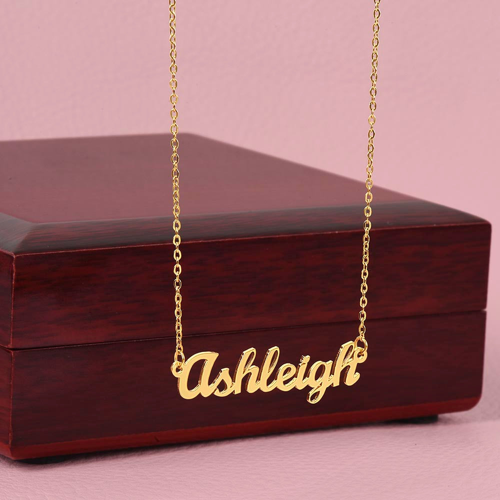 Personalized Name Necklace, Heart-warming Gift, Anniversary Or Birthday Gift Idea