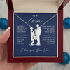 To My Mom Gift From Son - I Will Always Be Your Little Boy - Alluring Beauty Necklace