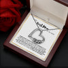 To The Best Mom - Family's Love Engraved Pendant - With Premium Gift Box