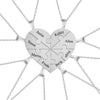 Friendship Puzzle Hearts - Personalized Heart Puzzle Name Necklace