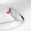 Red Heart Ring Box Gift For Her - w/ Red Heart Promise Open Adjustable Ring