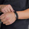 To My Son - Forever Connected - Son's Customized Bracelet