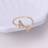 Love Letters Adjustable Initial Rings – A to Z Personalized Gift