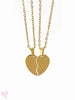 Custom Soulmate Half Heart Initials Necklace | Couple Necklace Custom Engrave | Love Couple Gift