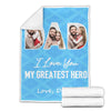 Personalized Blankets - Bad Dad Ever We Love You - Father's Day Gifts