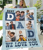Personalized Blankets - Bad Dad Ever We Love You - Father's Day Gifts